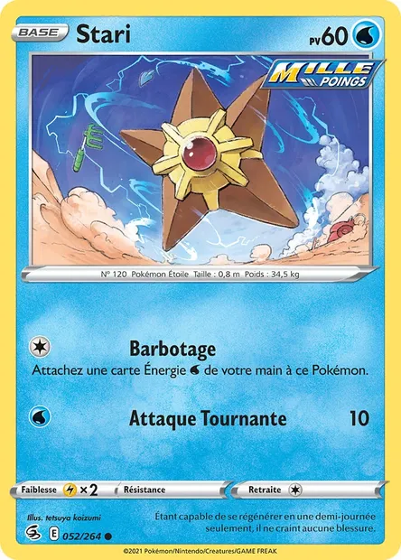 Stari, carte Pokémon FST 52 — extension Poing de Fusion