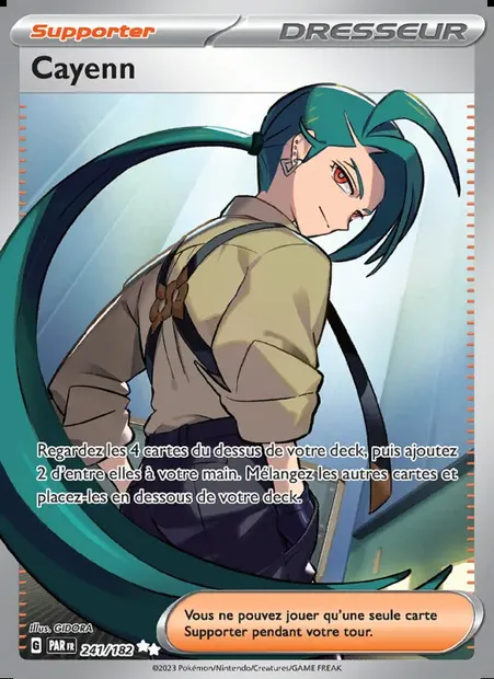 Cayenn, carte Pokémon PAR 241 — extension Faille Paradoxe