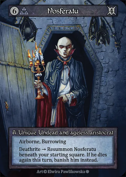 Nosferatu, Sorcery card GOT 135 — Gothic set