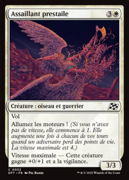 Assaillant prestaile, carte Magic DFT 32 — extension Aetherdrift