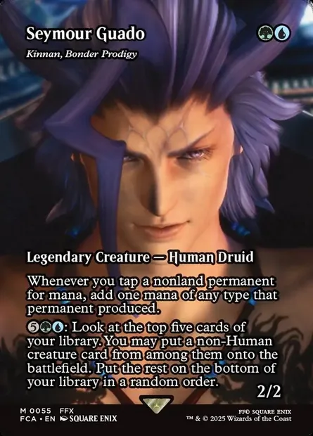 Kinnan, Bonder Prodigy, Magic card FCA 55 — Final Fantasy: Through the Ages set