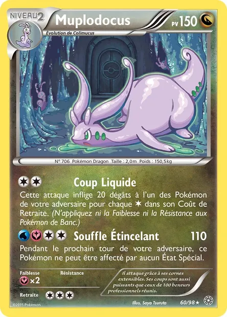Muplodocus, carte Pokémon AOR 60 — extension Origines Antiques