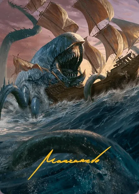 Hullbreaker Horror // Hullbreaker Horror, Magic card AINR 5 — Innistrad Remastered Art Series set