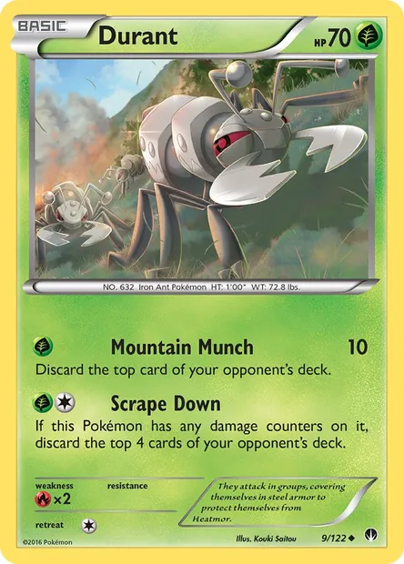 Durant, Pokémon card BKP 9 — BREAKpoint set