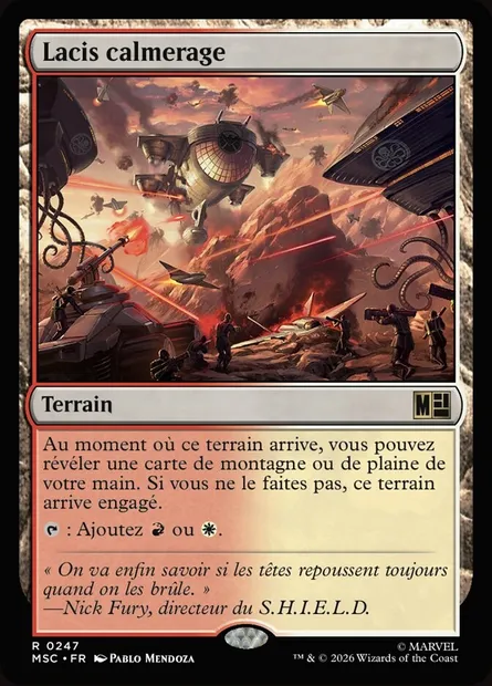 Lacis calmerage, carte Magic MSC 247 — extension Marvel Super Heroes Commander