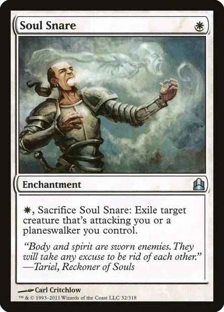 Soul Snare, Magic card CMD 32 — Commander 2011 set