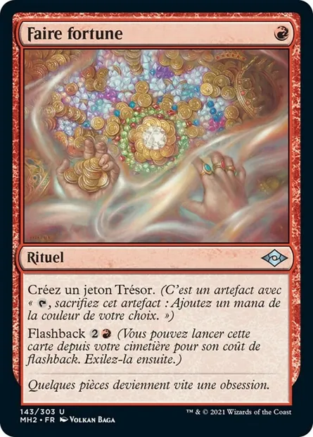 Faire fortune, carte Magic MH2 143 — extension Horizons du Modern 2