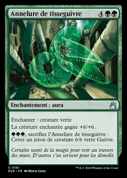 Annelure de tisseguivre, carte Magic RVR 161 — extension Ravnica Remastered
