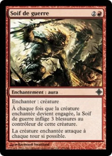 Soif de guerre, carte Magic ROE 157 — extension L'ascension des Eldrazi