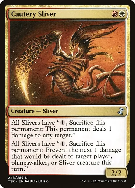 Cautery Sliver, Magic card TSR 248 — Time Spiral Remastered set