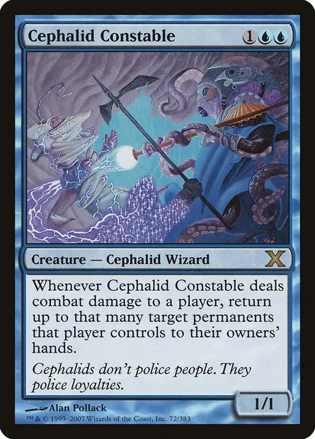 Cephalid Constable, Magic card 10E 72 — Tenth Edition set