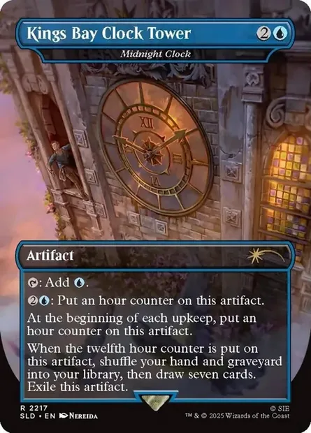Midnight Clock, Magic card SLD 2217 — Secret Lair Drop set