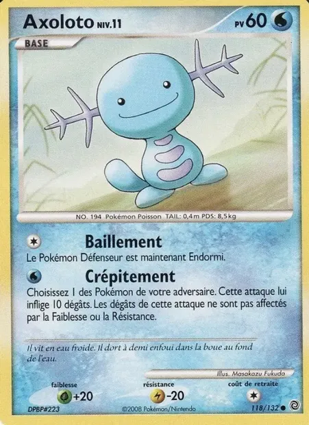 Axoloto, carte Pokémon SW 118 — extension Merveilles Secrètes