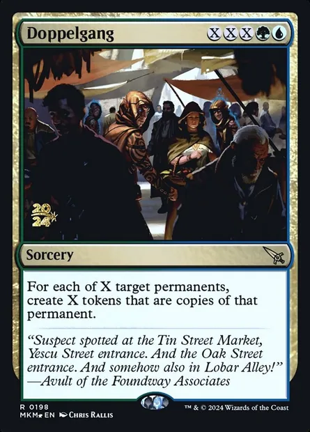 Doppelgang, Magic card PMKM 198s — Murders at Karlov Manor Promos set