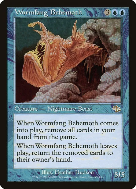 Wormfang Behemoth, Magic card JUD 55 — Judgment set