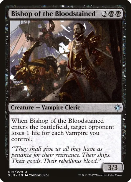 Bishop of the Bloodstained, Magic card XLN 91 — Ixalan set