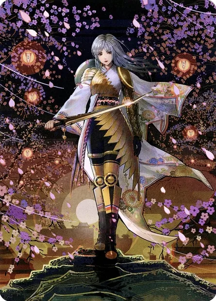 The Wandering Emperor // The Wandering Emperor, carte Magic ANEO 50 — extension Neon Dynasty Art Series