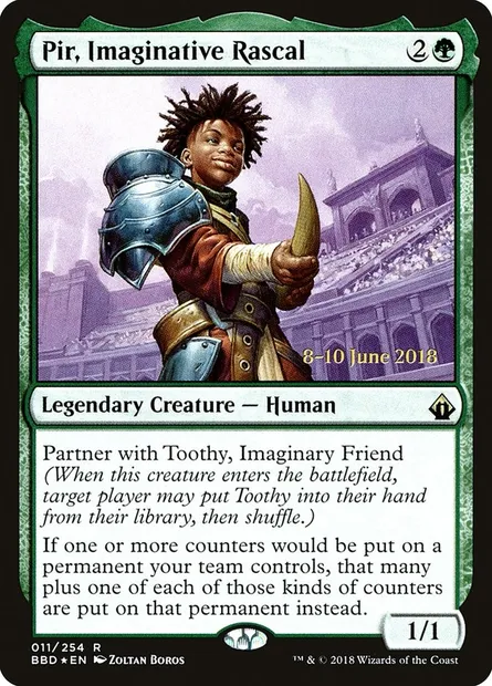 Pir, Imaginative Rascal, Magic card PBBD 11s — Battlebond Promos set