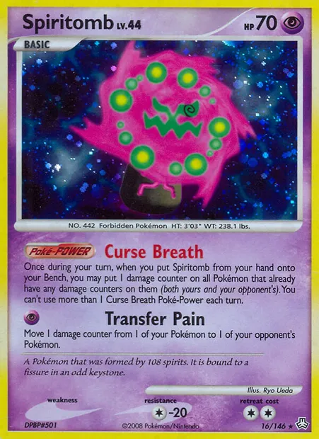 Spiritomb, carte Pokémon LA 16 — extension Éveil des Légendes