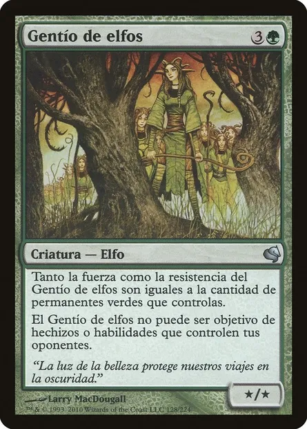Troupe d'elfes, carte Magic PS11 128 — extension Salvat 2011