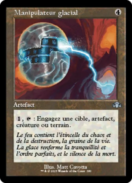 Manipulateur glacial, carte Magic DMR 380 — extension Dominaria Remastered