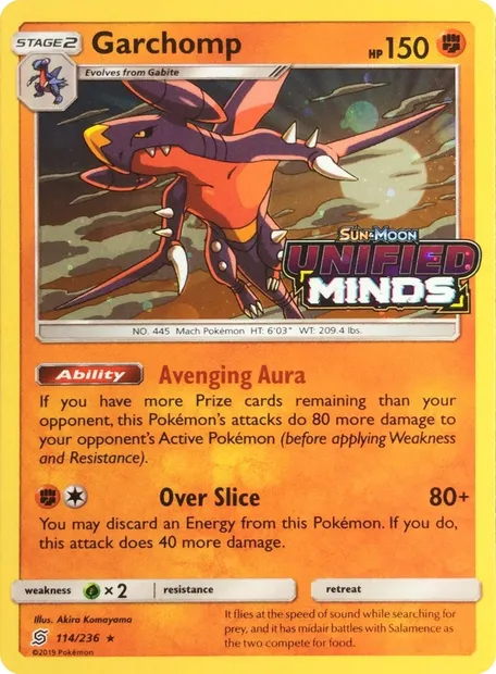 Carchacrok, carte Pokémon PRE 114 — extension Prerelease Promos