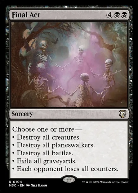 Final Act, Magic card M3C 104 — Modern Horizons 3 Commander set