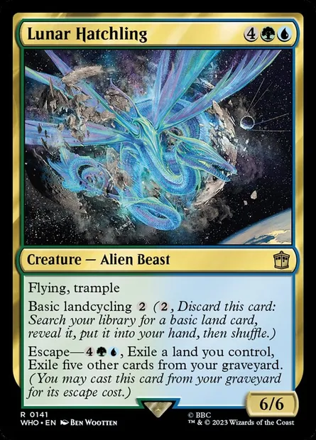 Lunar Hatchling, Magic card WHO 141 — Doctor Who set