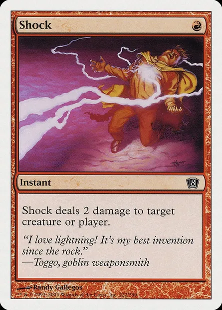 Choc, carte Magic 8ED 222 — extension Huitième Edition