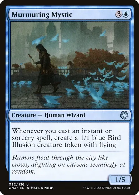 Murmuring Mystic, Magic card GN3 32 — Game Night: Free-for-All set