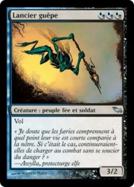 Lancier guêpe, carte Magic SHM 179 — extension Sombrelande