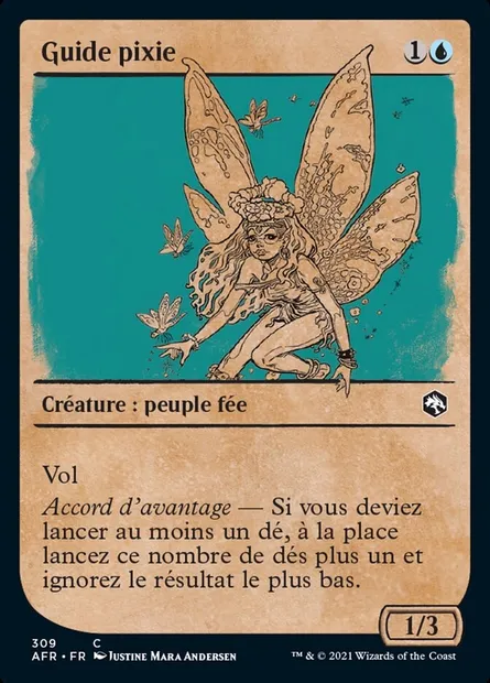 Guide pixie, carte Magic AFR 309 — extension Forgotten Realms: Aventures dans les Royaumes Oubliés