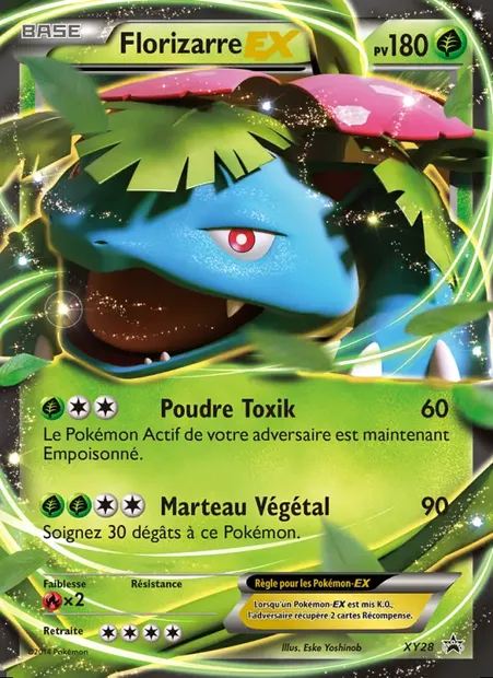 Florizarre EX, carte Pokémon XY 28 — extension Promo XY