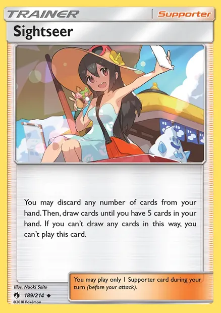 Sightseer, Pokémon card LOT 189 — Lost Thunder set