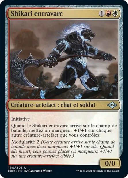 Shikari entravarc, carte Magic MH2 184 — extension Horizons du Modern 2