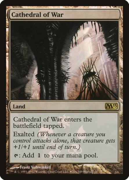 Cathedral of War, Magic card PM13 221★ — Magic 2013 Promos set