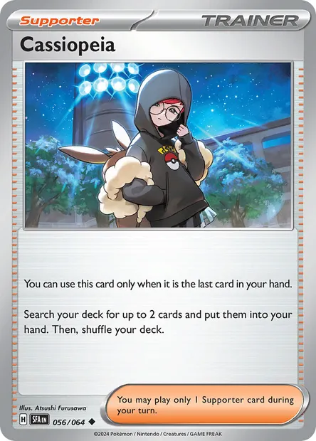 Cassiopeia, Pokémon card SFA 056 — Shrouded Fable set