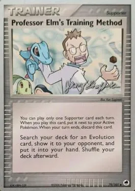 Méthode d'entraînement du Prof. Orme, carte Pokémon WCD07 079-3 — extension World Championship Decks 2007