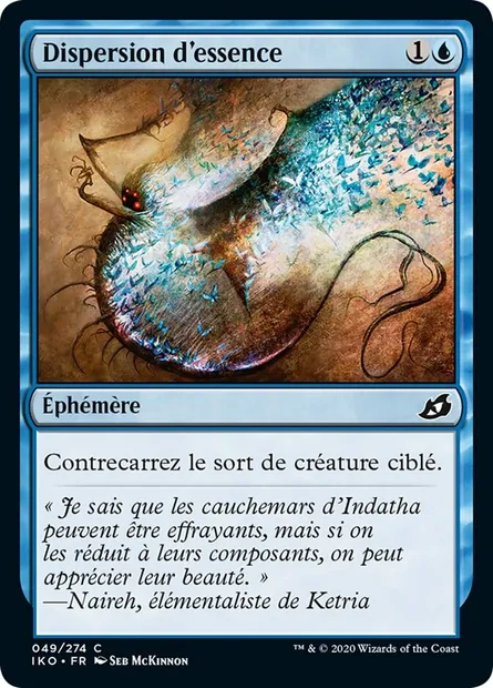 Dispersion d'essence, carte Magic IKO 49 — extension Ikoria: Lair of Behemoths