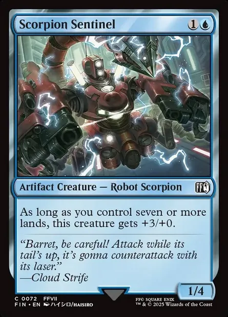 Scorpion Sentinel, Magic card FIN 72 — Final Fantasy set