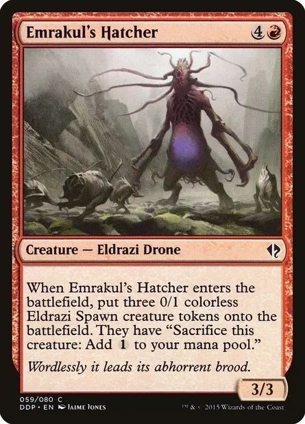 Emrakul's Hatcher, Magic card DDP 59 — Duel Decks: Zendikar vs. Eldrazi set