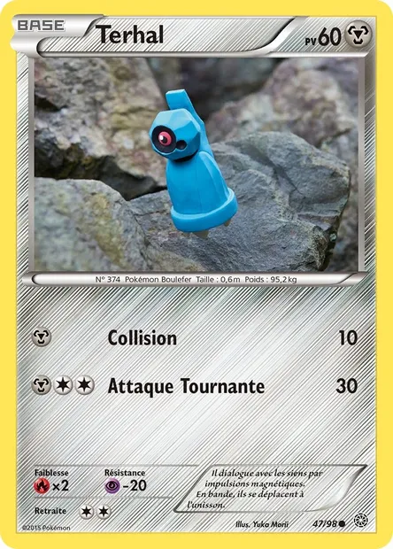 Terhal, carte Pokémon AOR 47 — extension Origines Antiques