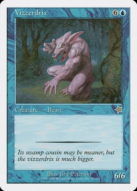 Vizzerdrix, carte Magic S99 59 — extension Starter 1999