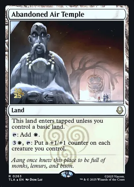 Abandoned Air Temple, Magic card PTLA 263s — Avatar: The Last Airbender Promos set