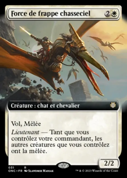 Force de frappe chasseciel, carte Magic ONC 31 — extension Phyrexia: All Will Be One Commander