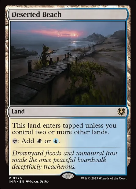 Deserted Beach, Magic card INR 276 — Innistrad Remastered set