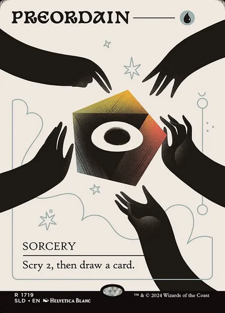 Prédestination, carte Magic SLD 1719 — extension Secret Lair Drop