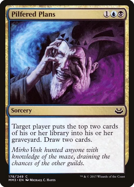 Pilfered Plans, Magic card MM3 178 — Modern Masters 2017 set