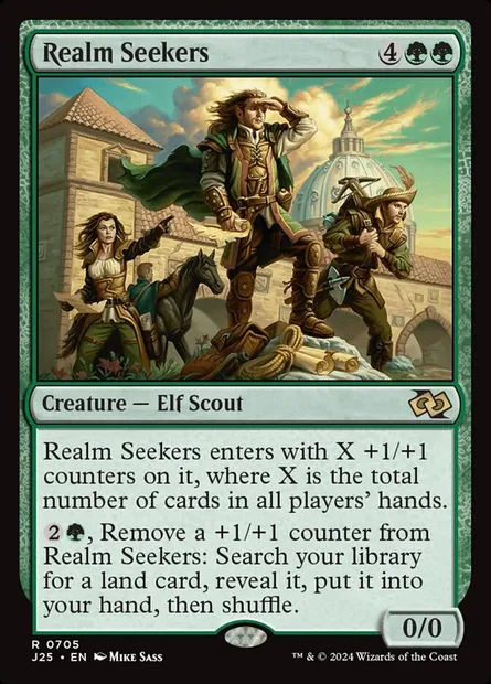 Realm Seekers, Magic card J25 705 — Foundations Jumpstart set
