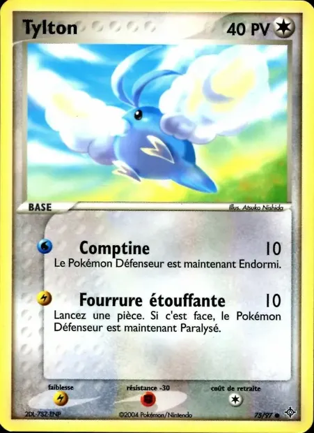 Tylton, carte Pokémon DR 75 — extension EX Dragon